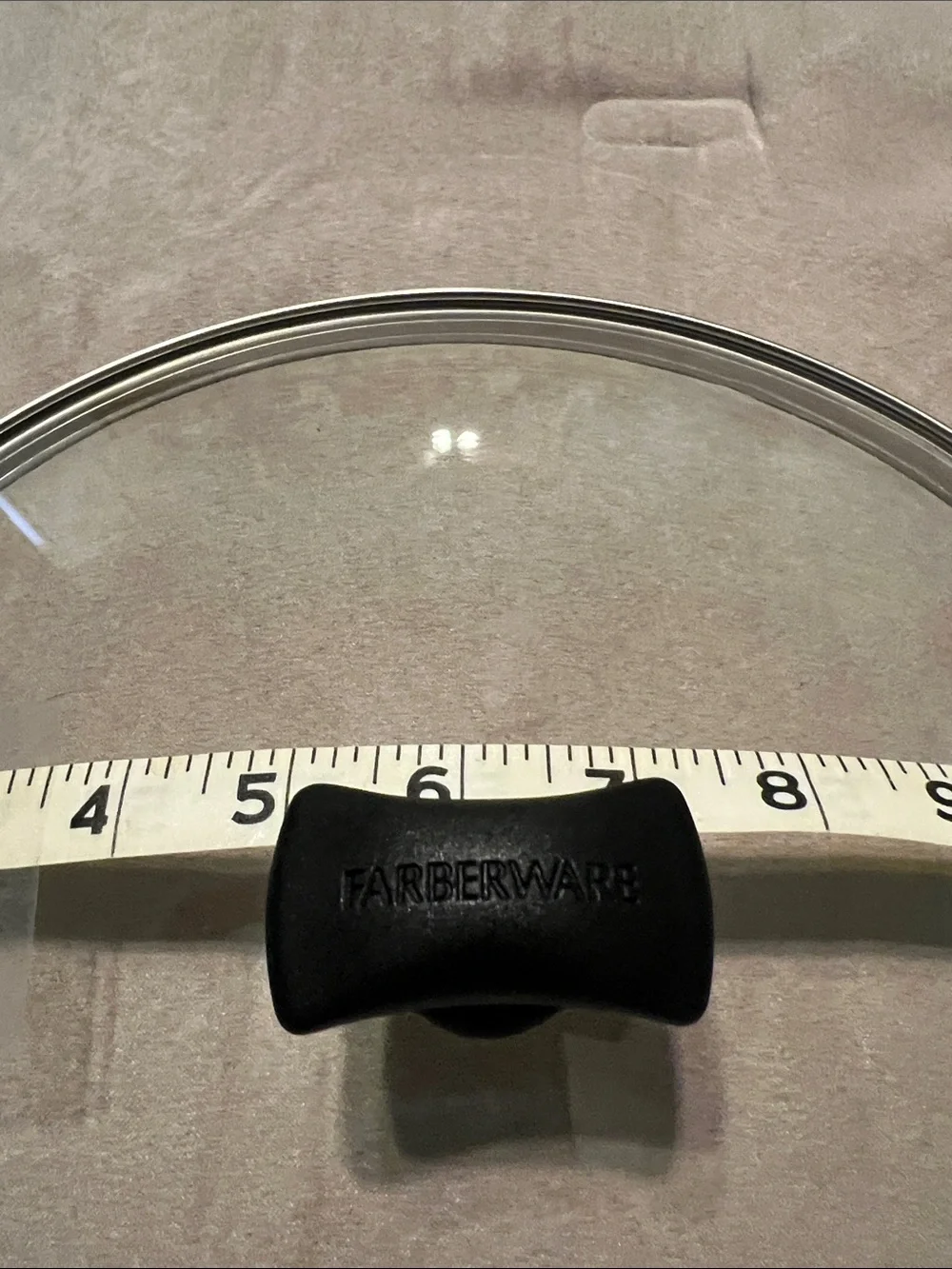 Farberware glass lid replacement 12” for skillet or pot. In great condition!